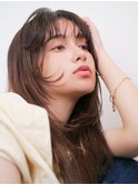 顔まわりレイヤーカット