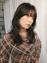 トレンチ(TRENCH) 【 TSUJI 】レイヤー  透明感カラー サイドバング 髪質改善 福岡