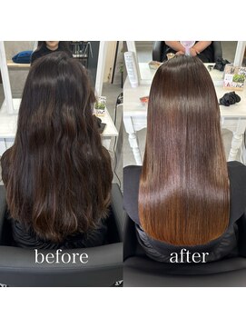 ウル バイ ドット(ulu by dot.) 【かがみ】ツヤ感縮毛矯正+髪質改善トリートメント［町田駅］