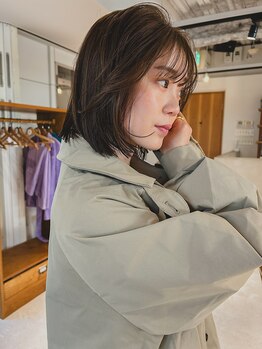 ネイビー(nvy)の写真/年齢変化に合わせた“デザイン×ヘアケア”大人女性特有の悩みを上手に引き出すカウンセリング力が好評◎