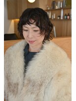 パークホワイト 代官山(PARK White)&nbsp;ボブウルフハッシュカットショートウルフボブ小顔カットパーマ