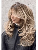 ヌエン 渋谷(NU/EN)&nbsp;ハイレイヤーカット/バタフライレイヤー/バレイヤージュカラー