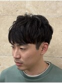 おろしてながすマッシュスタイル　梅田/メンズカット