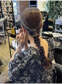 【四条烏丸】ヘアセット×編みおろし