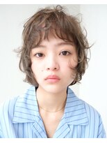 ノラギンザユー(NORA GINZA/U) ニュアンスボブパーマくるくるパーマくせ毛パーマ
