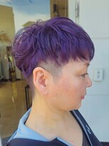 グラスヘア 石垣店(Grass Hair)&nbsp;ブロックスタイル×アメジストカラー