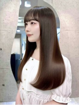 スケール(=SCALE)の写真/髪質改善・縮毛矯正に対する圧倒的知識×独自の薬剤調合でかつてないダメージレスな柔らかさと艶感が叶う♪