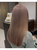 盛岡【ブリーチピンクベージュ】ブリーチ施術自信あり◎