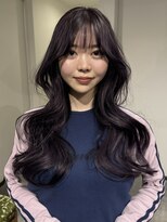 サンデイズド(SUNDAZED)&nbsp;ダークラベンダー×髪質改善カラーロング