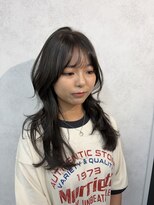 ヘアースペースブルーム プリュス 石橋店(HAIR SPACE BLOOM plus) オリーブグレージュ/レイヤーカット/ブリーチ無し/川西能勢口