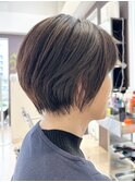 似合わせカット40代50代60代ショートボブくびれレイヤーボブ