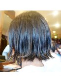 切りっぱなしボブ