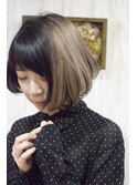 個性派アシメボブ