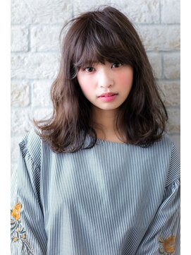 ヘアーアートシフォン 川口東口店(hair art chiffon) Wカラー,グラデーションカラーの無造作カールのヘルシーレイヤー