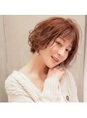 【北山謙三】束感パーマボブ