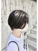 前下がりハンサムショート×グレージュ☆澤本大樹