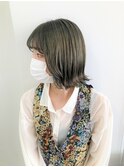 【学割U24】ダブルカラー☆オリーブベージュ