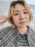 ハイトーン外はねボブ☆