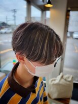 レジット メンズ ヘアサロン(LEGIT MEN's HAIR SALON)&nbsp;メッシュ×センターパート