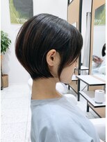 マッシュアンドマッシュアヴェダ ららぽーと福岡店(mash&mash AVEDA)&nbsp;《お客様スタイル》丸み　くびれ　大人ショート　担当高橋