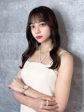 ジェームス(Jyym's) サファイアグレージュ/ベビーバング/顔まわりカット【王子】