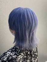 セピアージュ シス(hair beauty clinic salon Sepiage six)&nbsp;【Sepiage　成増店】ミディアムウルフ/パープルアッシュ