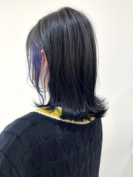 ヒビカ(HIBIKA) ブルーブラック＋パープルインナーカラー