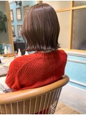 【石畑結華】切りっぱなしくびれボブ