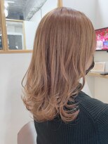 エニー ココ ヘアー(ANY.coco HAIR) ピンクブラウン×レイヤーカット