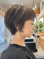 インク 茅ヶ崎南口店(inc) ミルクティーベージュカラーハイライトくびれショートヘア
