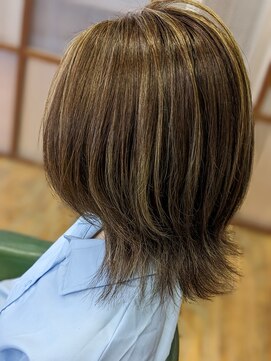 ヘアーサロン クラウド(CROWD) ミディアムハイライト