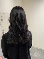 パプスドコワフュール 甲子園口店(Pap's de coiffeur)&nbsp;今季のブルーインナー