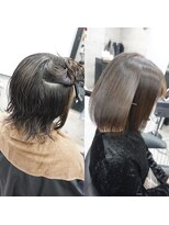 ヘアテリア リュウ 大塚(hair teria ryu) 縮毛矯正/髪質改善/艶髪ストレート/艶カラー