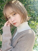 サンド ミュウ 横浜店(sand mieu)&nbsp;オリーブベージュ/デザインカラー/ダブルカラー/ハイトーン/横浜