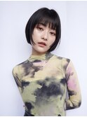 前髪ありレイヤーボブ/20代30代40代/岡野亘希