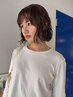 【再来、鎖骨より髪の短いお客様】カット+パーマ_12100円