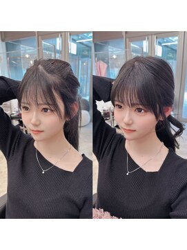 クム(kumu) レイヤーカット/前髪カット/顔周りカット/シースルー/名古屋/栄