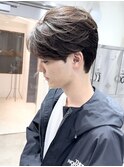 毛流れセンターパート/刈り上げなし/メンズ/メンズカット/八王子