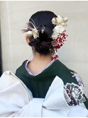 成人式セット卒業式セット着物セットタイトお団子/今枝