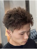 ツイストスパイラルパーマツイストパーマメンズマッシュパーマ