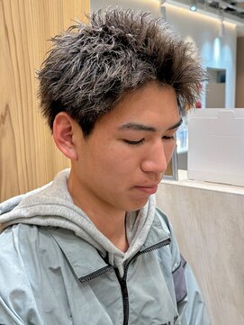 ルースト 渋谷店(ROOST) スパイキーショート×グレージュハイライト