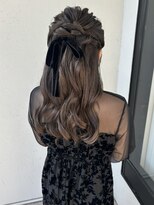 ロンド ヘアー(Rondo. Hair)&nbsp;ハーフアップアレンジ