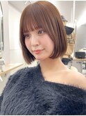イメチェン小顔韓国レイヤーボブ×メルティカラー×横浜