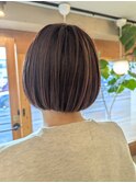 切りっぱなしボブ