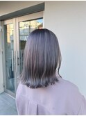 ラベンダーミルクティーベージュ【ブリーチ/宇都宮/白髪ぼかし】