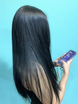 ディーセブン ヘアーリゾート(D seven Hair Resort) ブルべ夏必見〇ネイビーブラック/ブルーブラック/韓国風/透明感