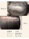 30代40代 50代白髪染め白髪ぼかし髪質改善鳥取市鳥取