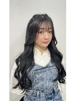 10代20代30代◎ハーフツインモテ髪編みおろし
