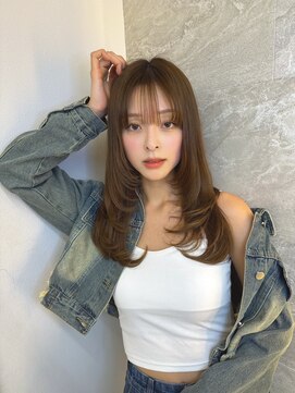 ロンドガーネット 池袋(Lond garnet) イメチェン外ハネボブ美髪ワイドバング/レイヤーカット顔周り