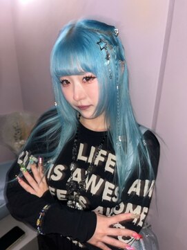 クリム(qulim) 水色×アレンジ